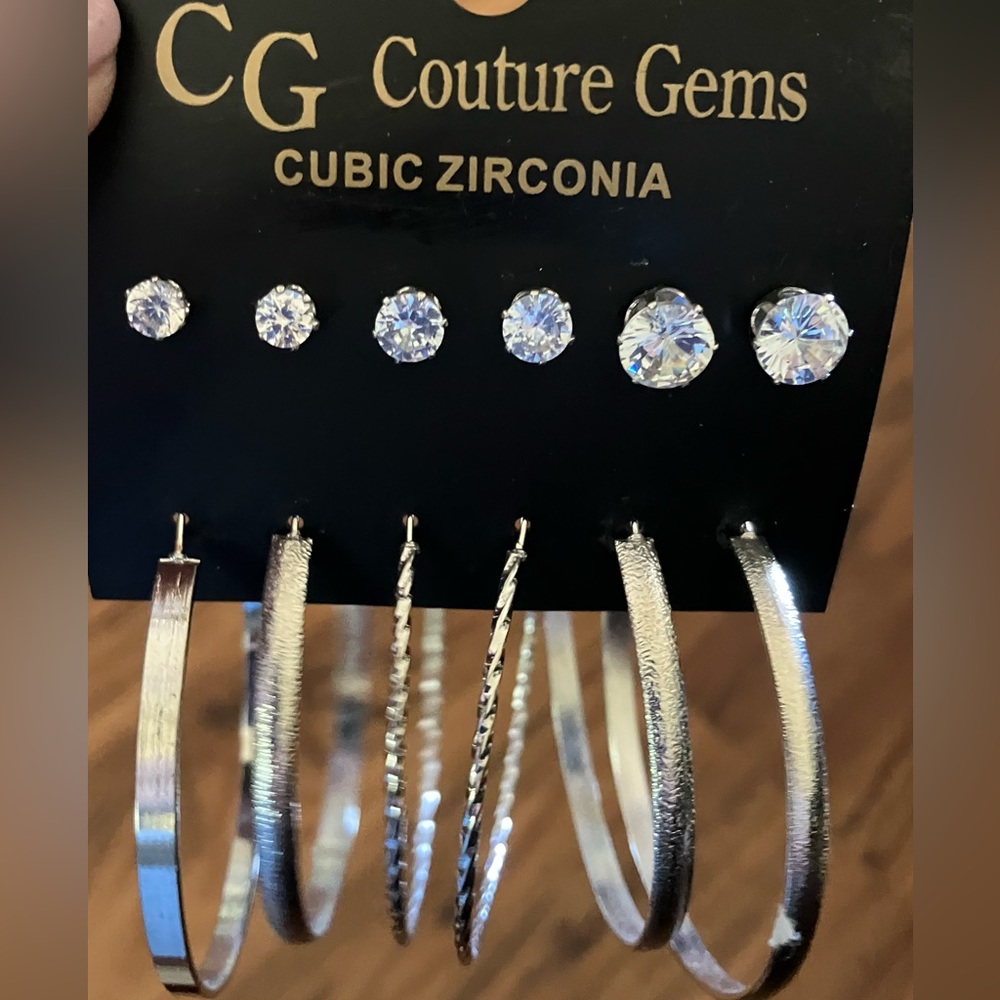 Couture Gems 6 Piece Set Earrings